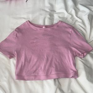 Skims Pink Crop top